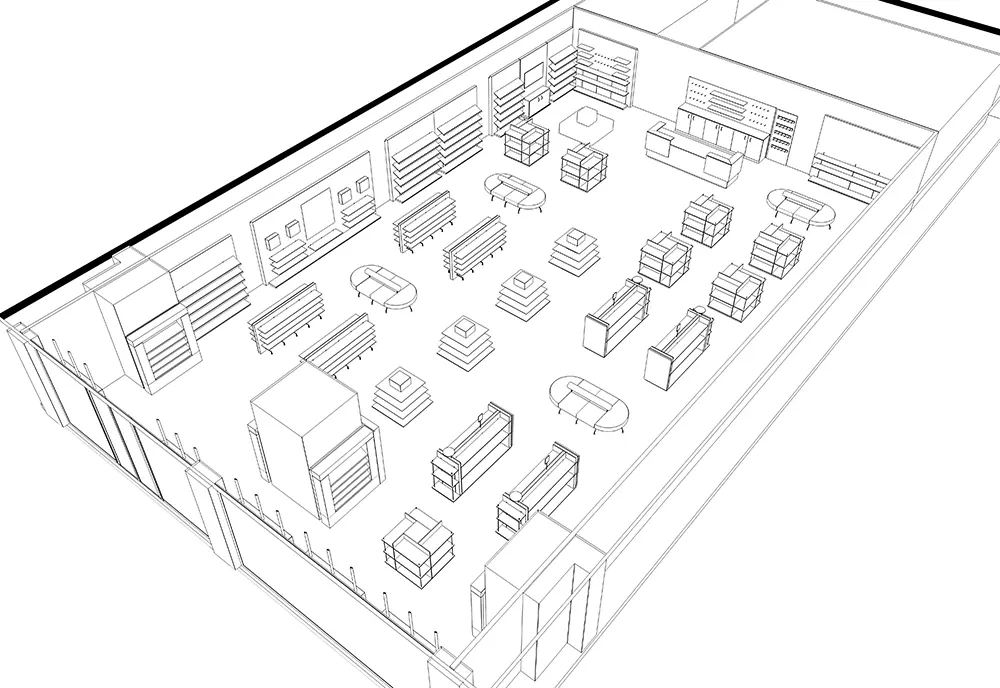 Disegno Layout magazzino
